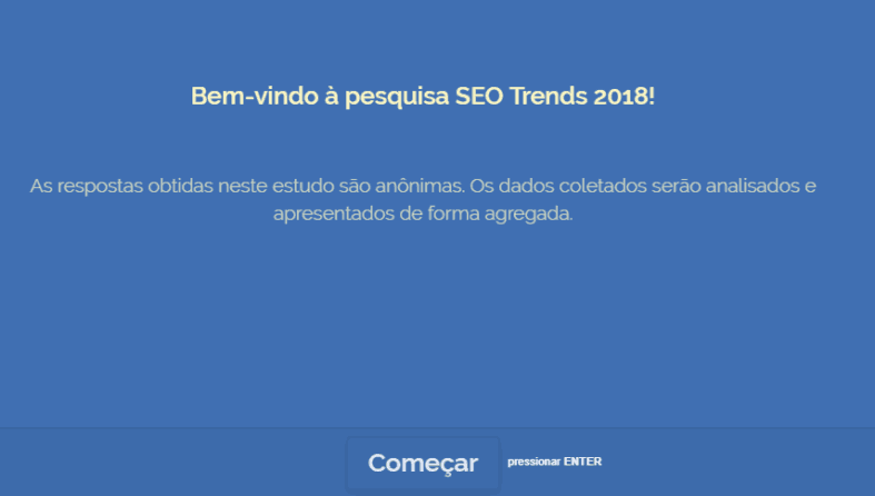 welcome screen seo trends 2018