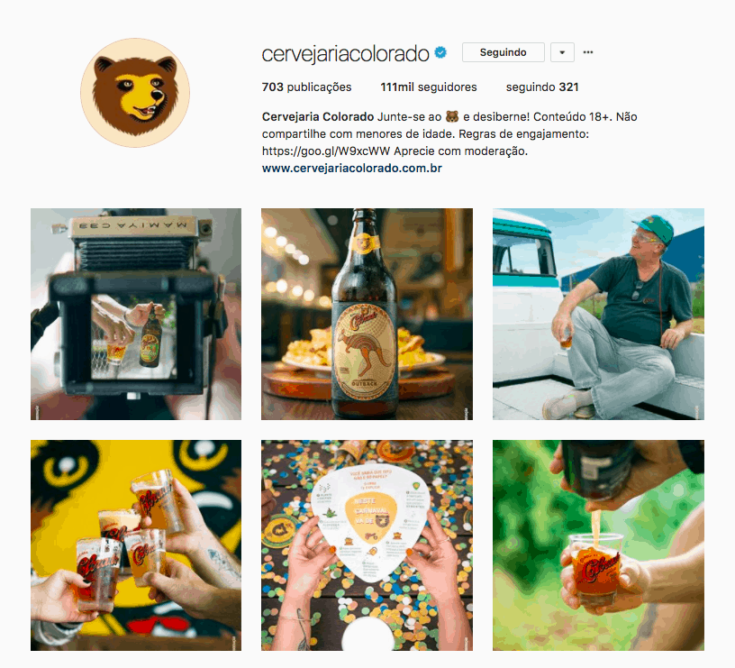 Instagram Cervejaria Colorado
