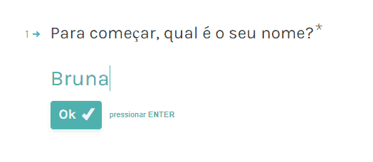 pergunta quiz landing page