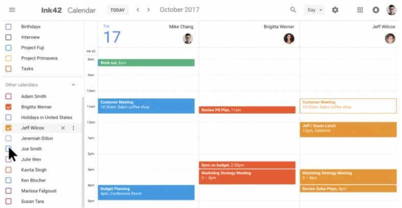 Google Agenda