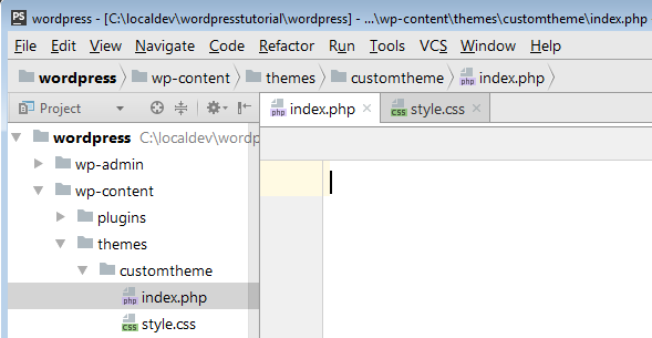 criar tema wordpress