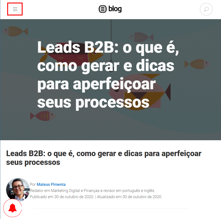 layout mobile