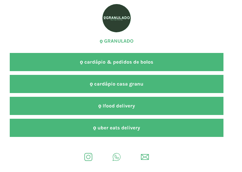 Local para adicionar links no perfil do Instagram