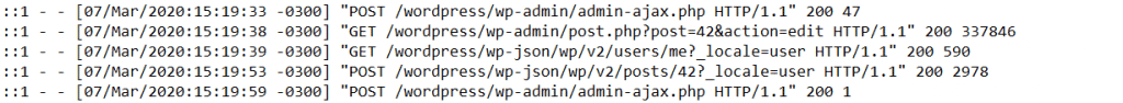 Log File Apache