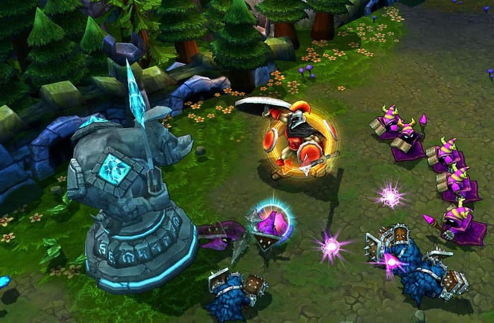 exemplo de jogo moba