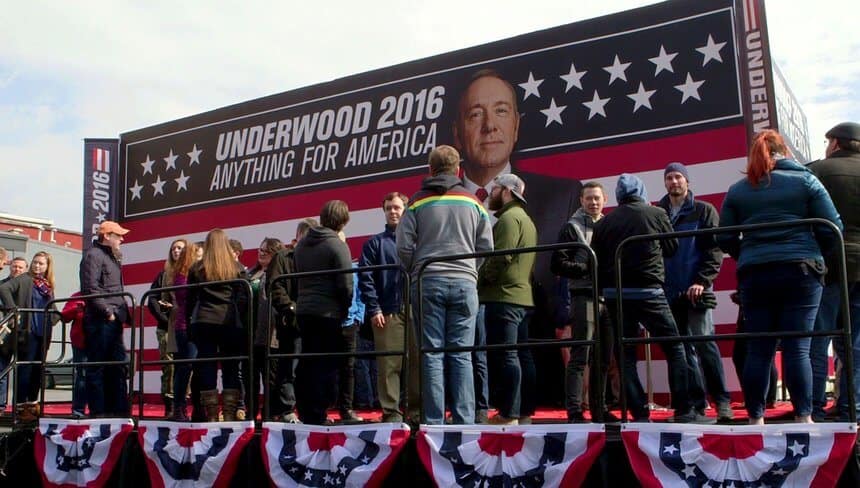 marketing de guerrilha: house of cards