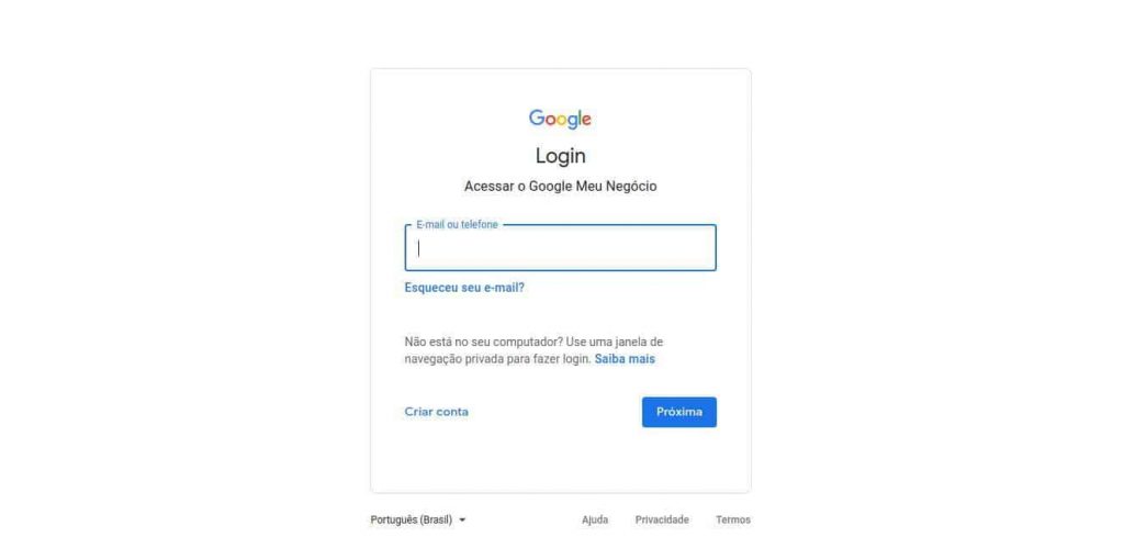 login no google maps