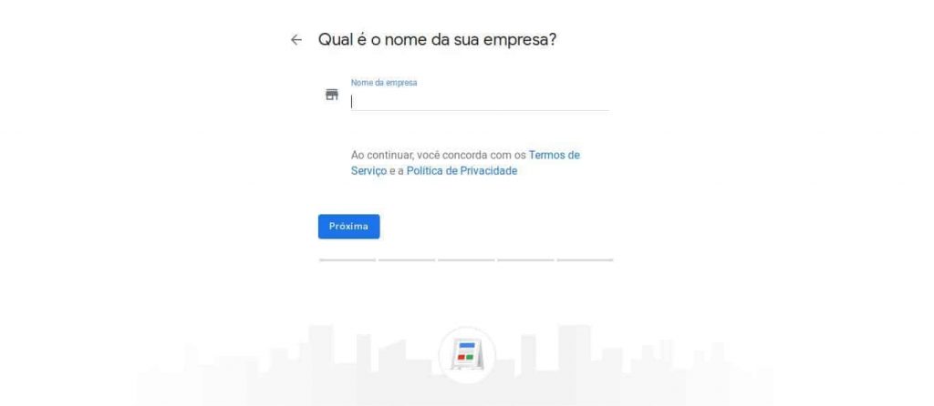 confirmação do nome da empresa