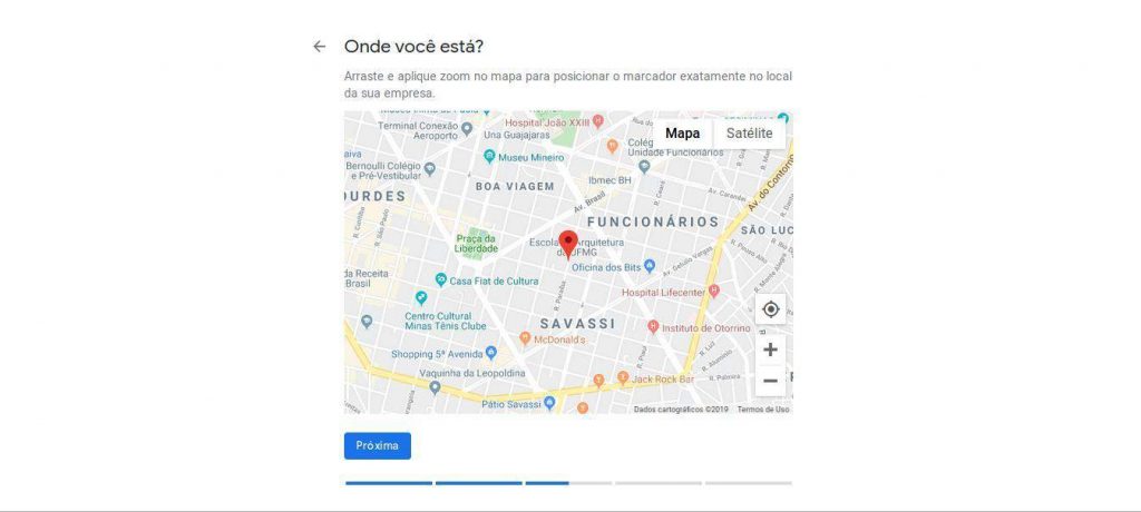 localização da empresa