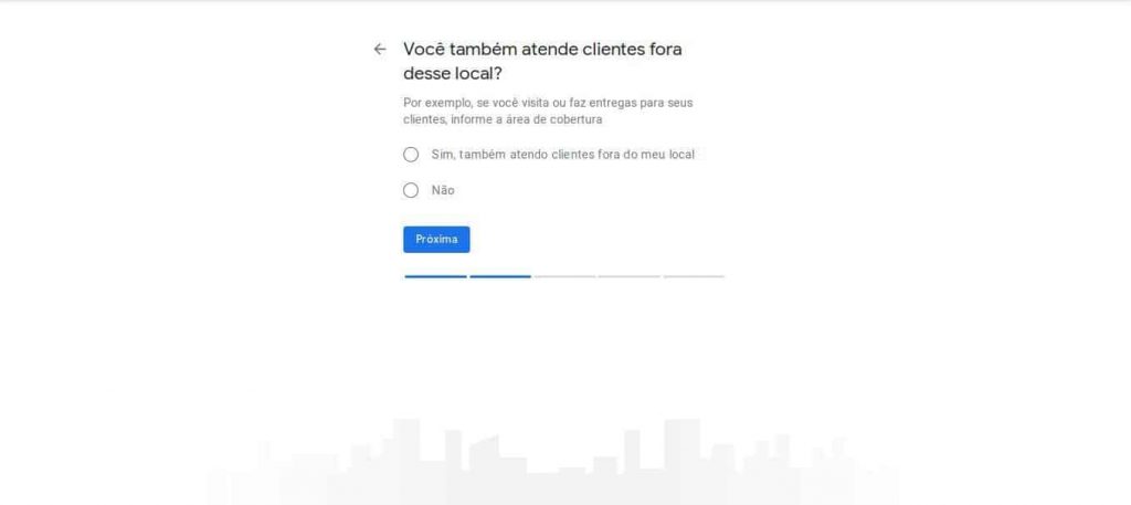 cadastro no google maps