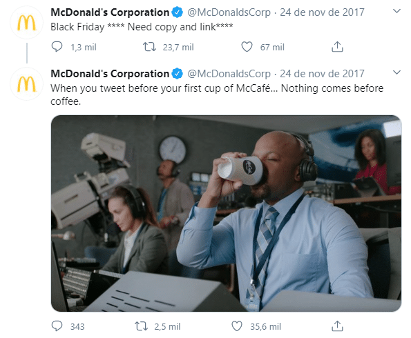 Twitter McDonald's