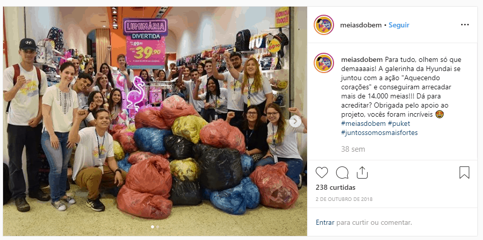 projeto meias do bem