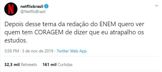 Netflix no Twitter