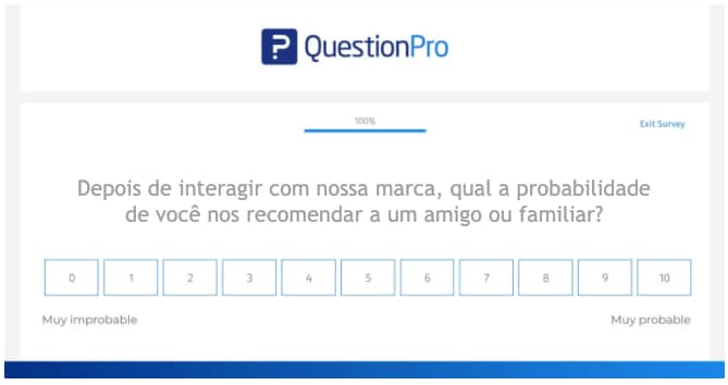 Exemplo de NPS