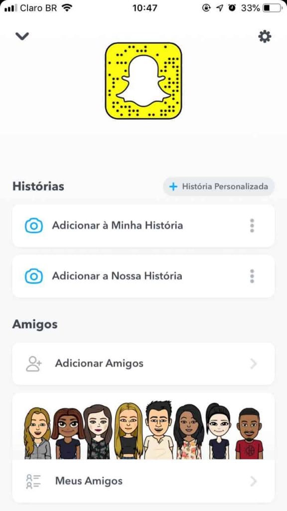 página do snap