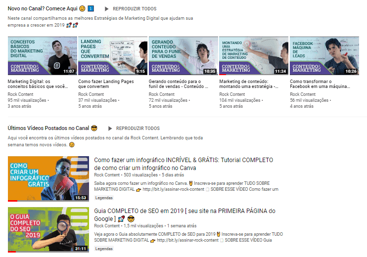 playlist no youtube