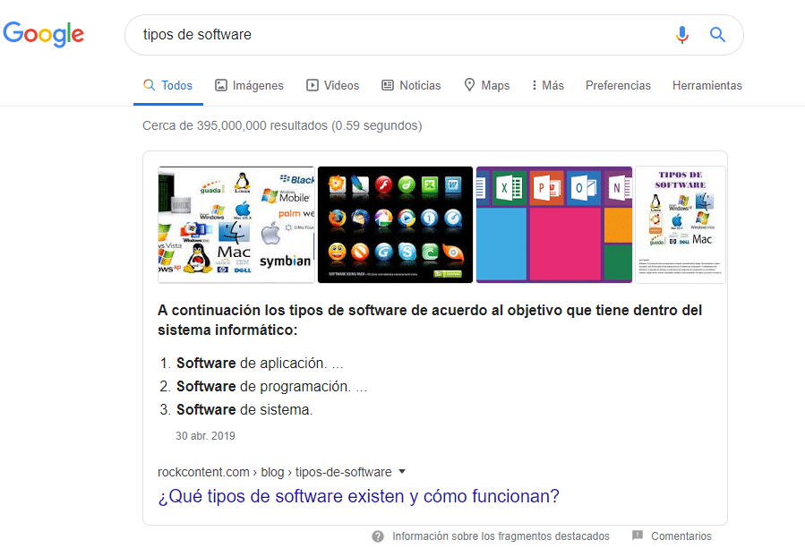 Post tipos de software