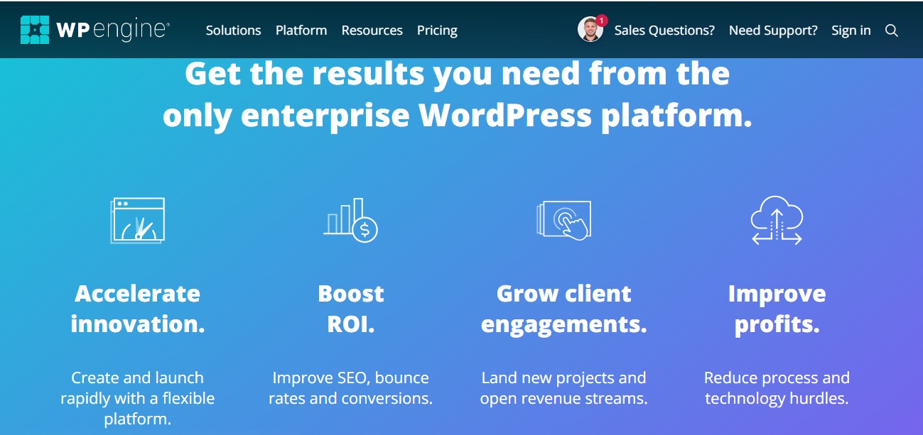 wp engine results