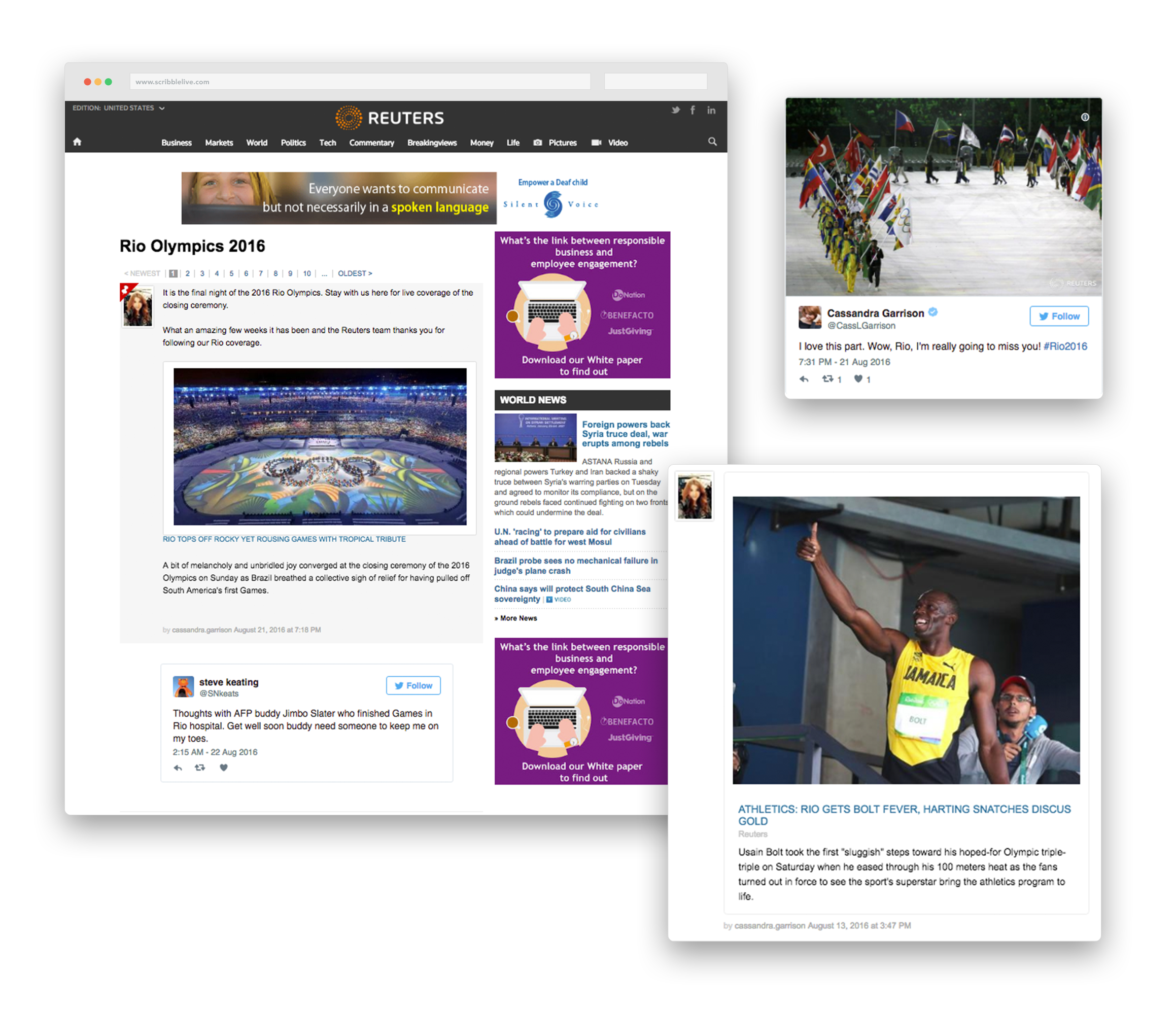reuters live experience