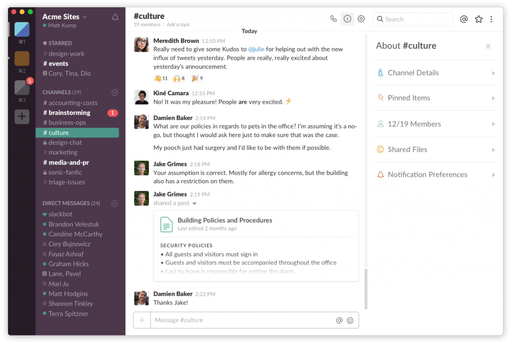 slack