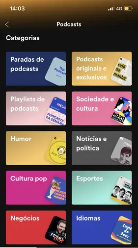 Ouvir podcast no Spotify
