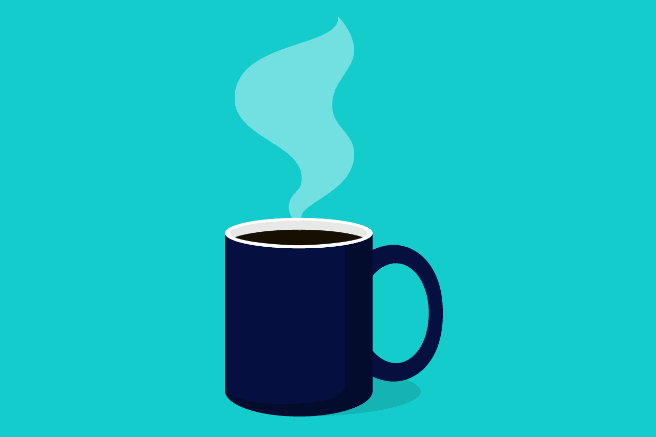 xícara de café como alusão às técnicas para aumentar a produtividade