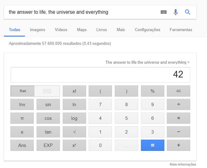 the answer for life