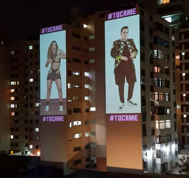 Anitta published her new videoclip in buildings 