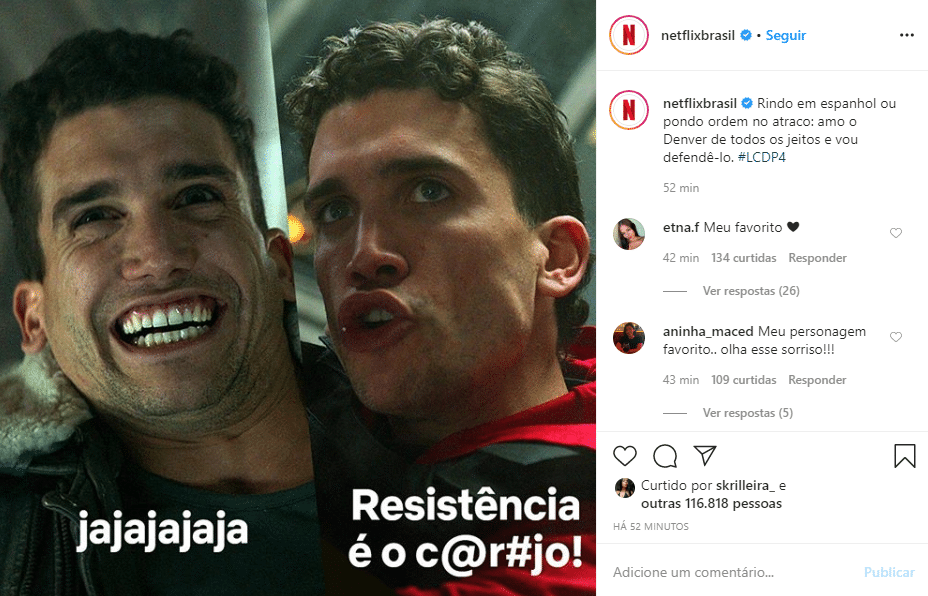 Voz da marca, caso Netflix