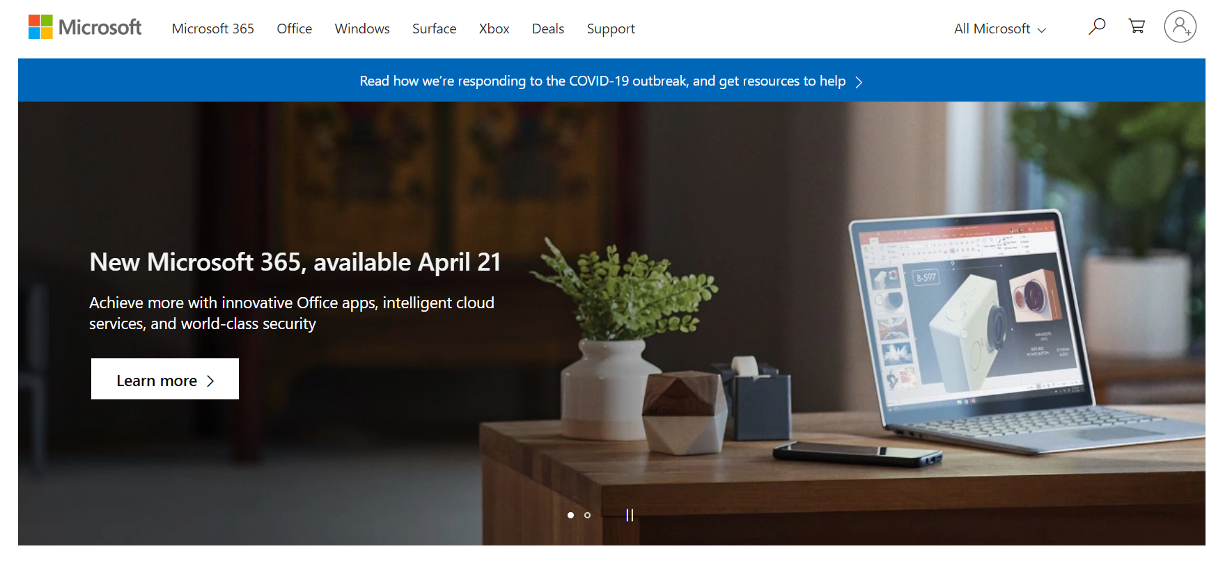 website example