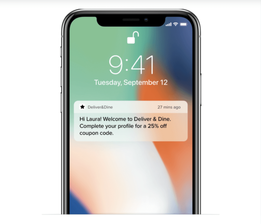 push notifications example