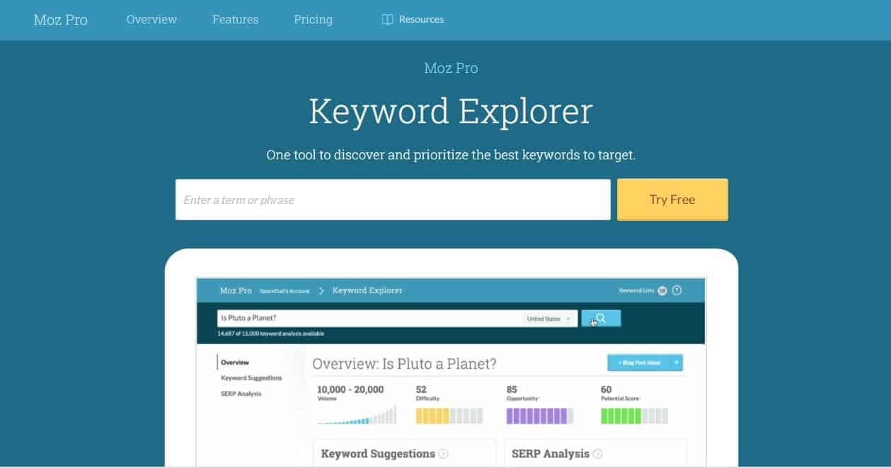 keyword explorer