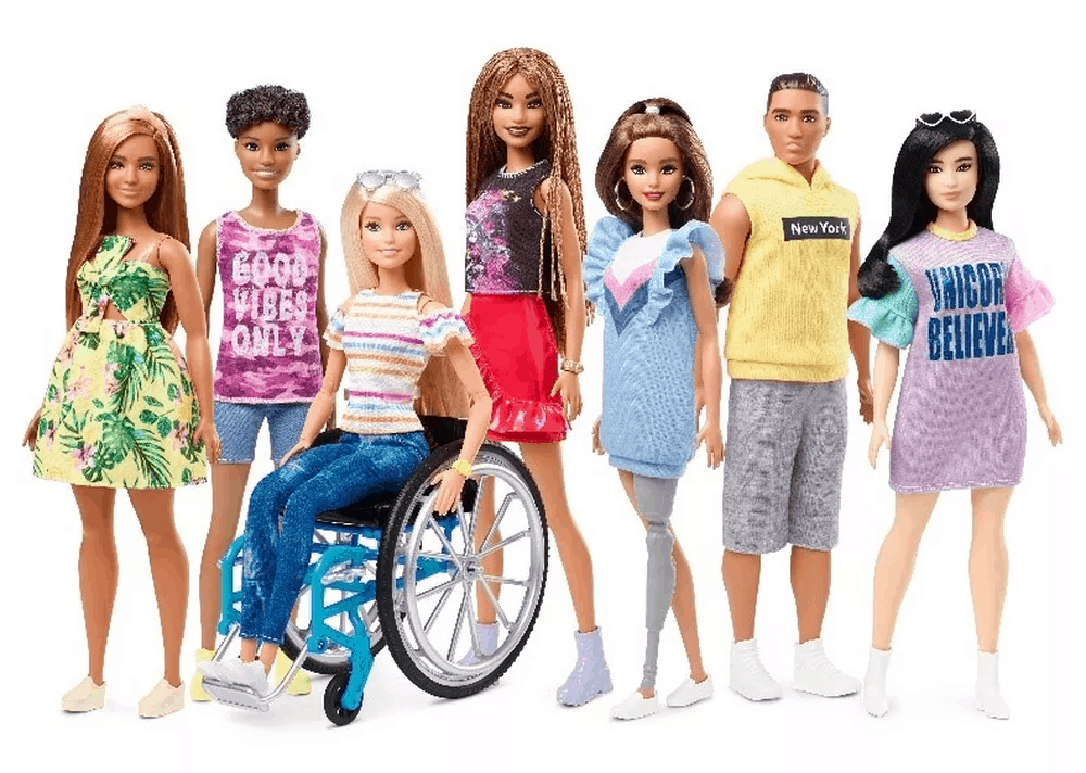Barbies e a diversidade social e cultural