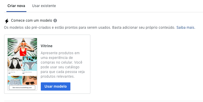 Instagram Ads: Coleção