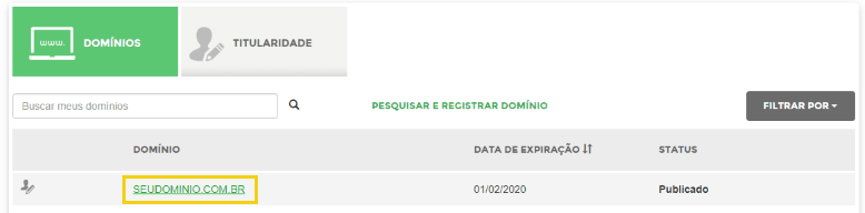 Configuração do DNS