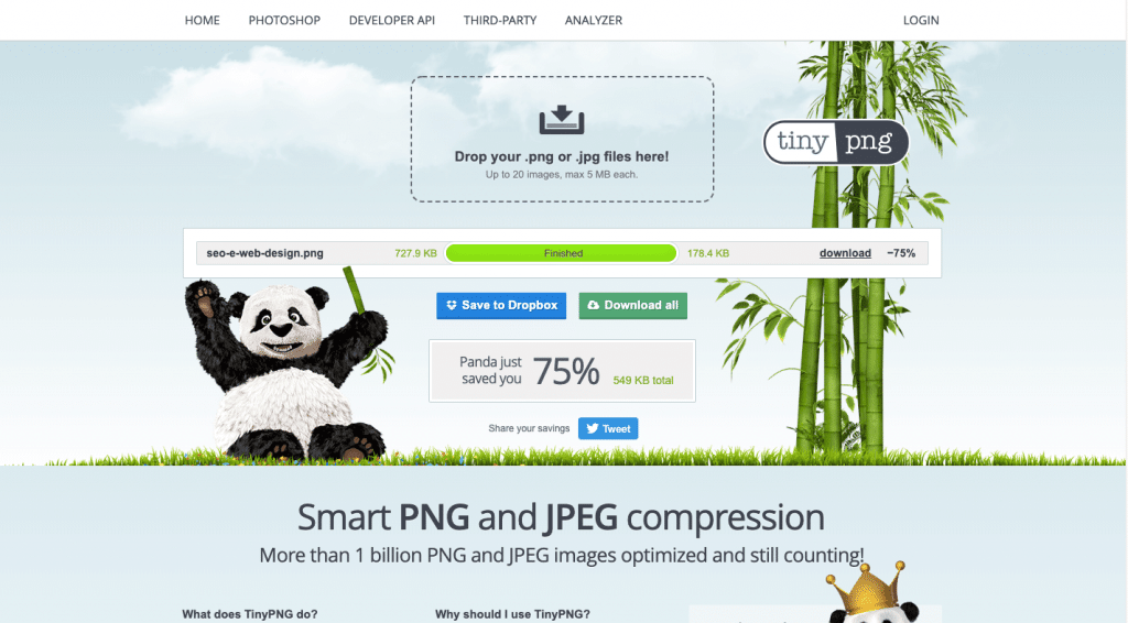 Tiny Png example
