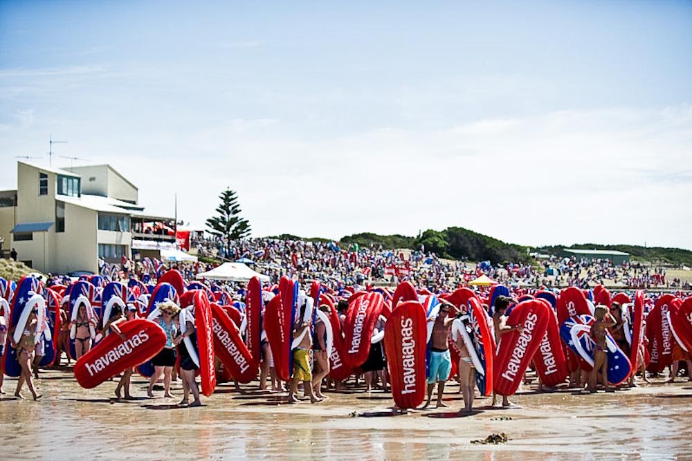 havaianas event in australia