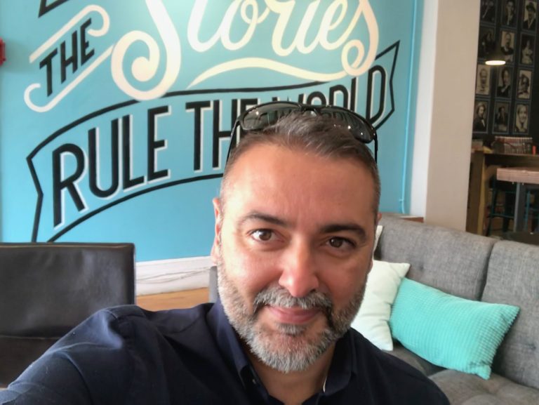 Giuseppe in a selfie in Contently
