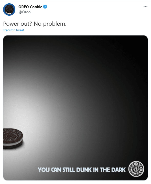 Oreo's tweet.
