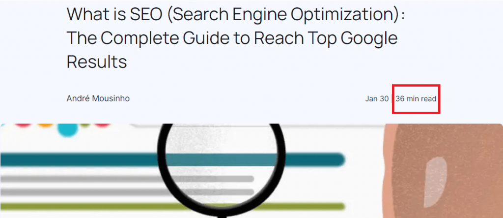 Blog post example.