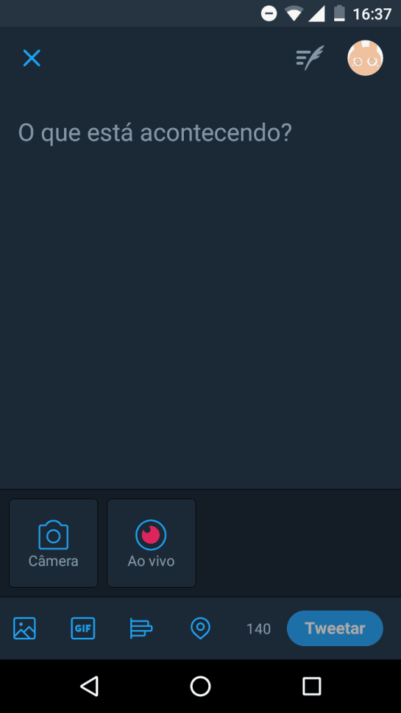Live vídeo no Twitter
