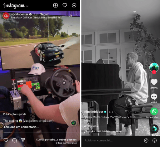 Brand content example on TikTok platform