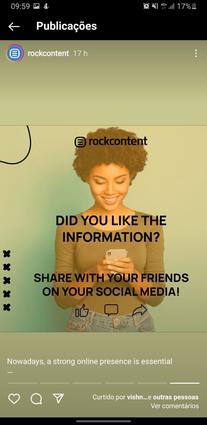Brand content example on TikTok platform